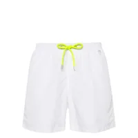 mc2 saint barth x pantone™ appliqué-detail swim shorts - blanc