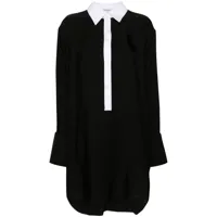 loewe robe-chemise à col détachable - noir