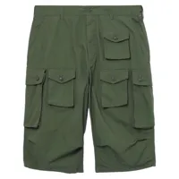 engineered garments short en coton à poches cargo - vert