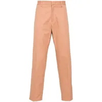 jil sander pantalon de costume à plis marqués - rose