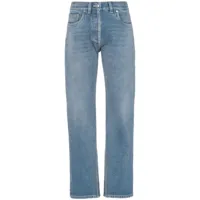 prada mid-rise straight-leg jeans - bleu