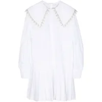 charles jeffrey loverboy robe courte babydoll - blanc