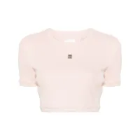 givenchy 4g-plaque crop top - rose