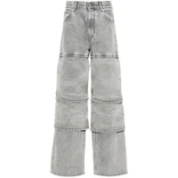 y/project panelled wide-leg jeans - gris
