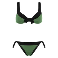 fisico two-tone bikini - vert