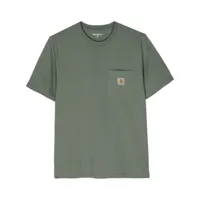 carhartt wip t-shirt en coton à patch logo - vert