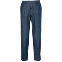 briglia 1949 mid-rise tapered-leg jeans - bleu