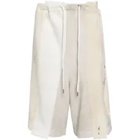 maison mihara yasuhiro cotton track shorts - tons neutres