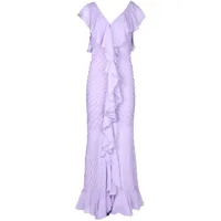 de la vali robe longue macaroon - violet