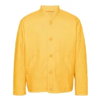 a kind of guise veste à design matelassé - jaune