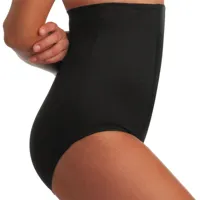 culotte haute gainante - noire en nylon