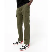 pantalon cargo en coton stretch homme