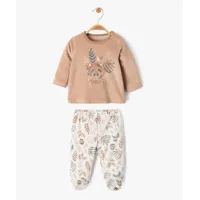 pyjama 2 pièces avec motif raton laveur bébé - petit béguin