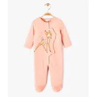 pyjama dors-bien ouvert devant avec motif bambi bébé fille - disney