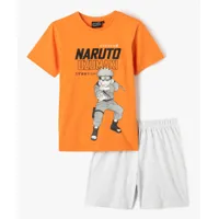 pyjashort garçon bicolore à motif manga - naruto