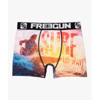 boxer homme à motif surf et couleurs coucher de soleil - freegun