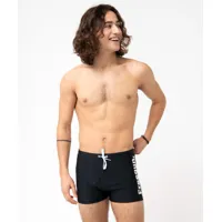 maillot de bain homme forme boxer avec inscription - freegun