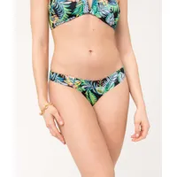 bas de maillot de bain femme forme classique imprimé tropical