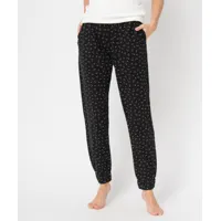 pantalon de pyjama femme imprimé avec bas élastiqué