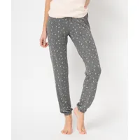 pantalon de pyjama femme en maille fine avec bas resserré