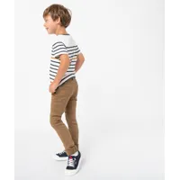 pantalon garçon en toile extensible avec ceinture - lulucastagnette