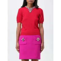 top moschino couture woman colour red