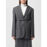 blazer courrèges woman colour grey