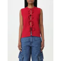 top jw anderson woman colour red