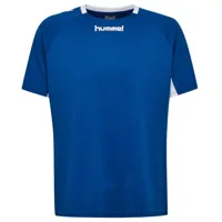 hummel core team short sleeve t-shirt bleu m homme