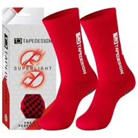 tape design superlight non-slip socks rouge eu 37-48 homme