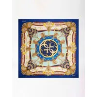 foulard imprime baroque logo 4g