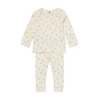 hema pyjama évolutif bébé côte canards blanc cassé (blanc cassé)