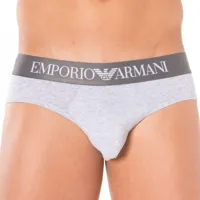 emporio armani slip stretch cotton gris