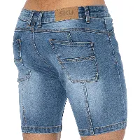sku short jeans original super push-up bleu indigo