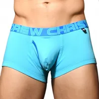 andrew christian boxer almost naked fly tagless bleu turquoise
