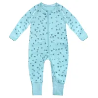 dim kids ad00a0g.9wr zip-up pyjama bleu 12 months