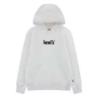 levi´s ® kids logo pullover hoodie refurbished blanc 12 years