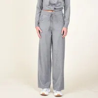 pantalon large en maille irisée confortable