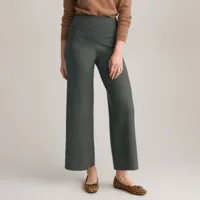pantalon large maille tricot