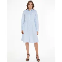 robe-chemise rayée manches longues