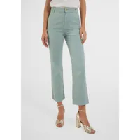 jean flare cropped