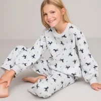 pyjama en molleton imprimé licornes