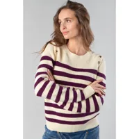pull col rond en fine maille