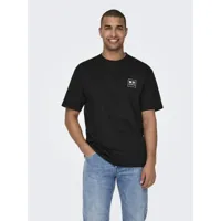t-shirt col rond ample
