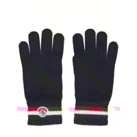 gants en laine ultra-fine tricolore