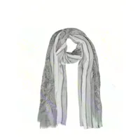 foulard réversible en lin mélangé