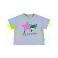t-shirt en coton biologique imprimé étoiles
