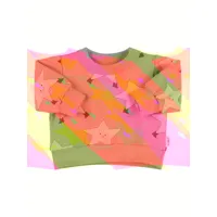 sweat-shirt en coton pima imprimé étoiles