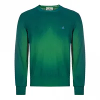 vivienne westwood men's faded long sleeve pullover green s