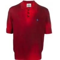 vivienne westwood mens faded pullover knitted polo red m